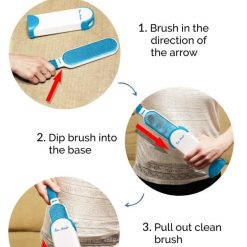 Alternative view of Fur Magic Blue Brush & Scraper