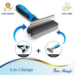 Alternative view of Fur Magic Deshedding & Dematting Tool