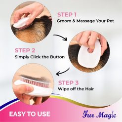 Alternative view of Fur Magic Self-Cleaning Pet Brush